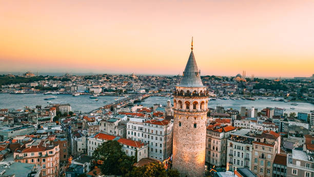 Istanbul view in a sunset
